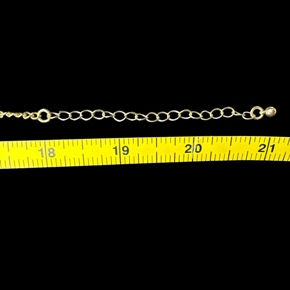 Vintage Natasha Signed GoldToned Crystal Statement Necklace - Picture 6 of 7